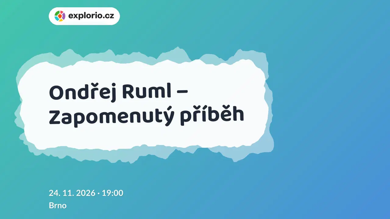 Ondřej Ruml – Zapomenutý příběh – divadlo, Hudba a Kino, Brno