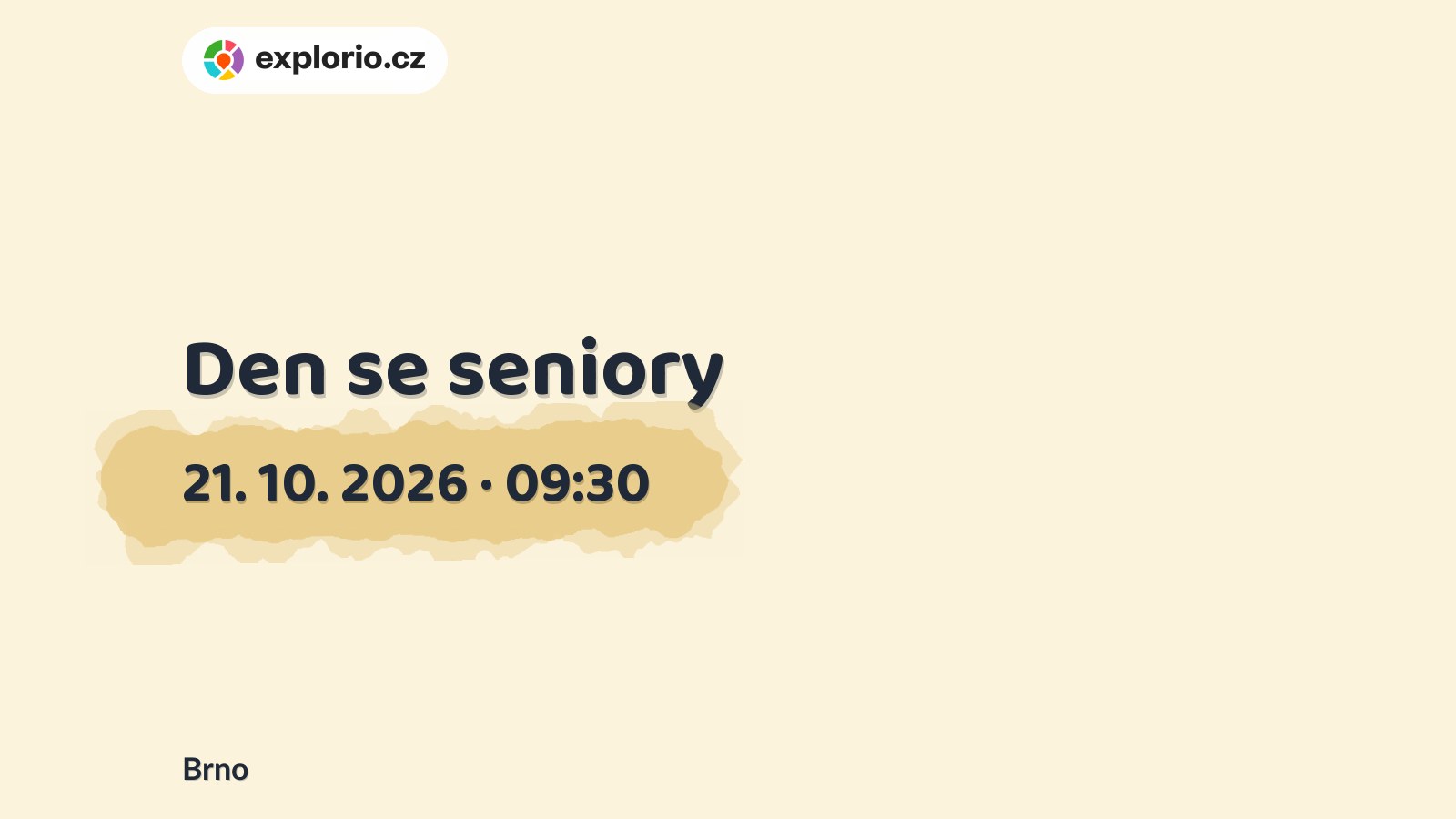 Den se seniory – prohlídky a Muzea, Brno