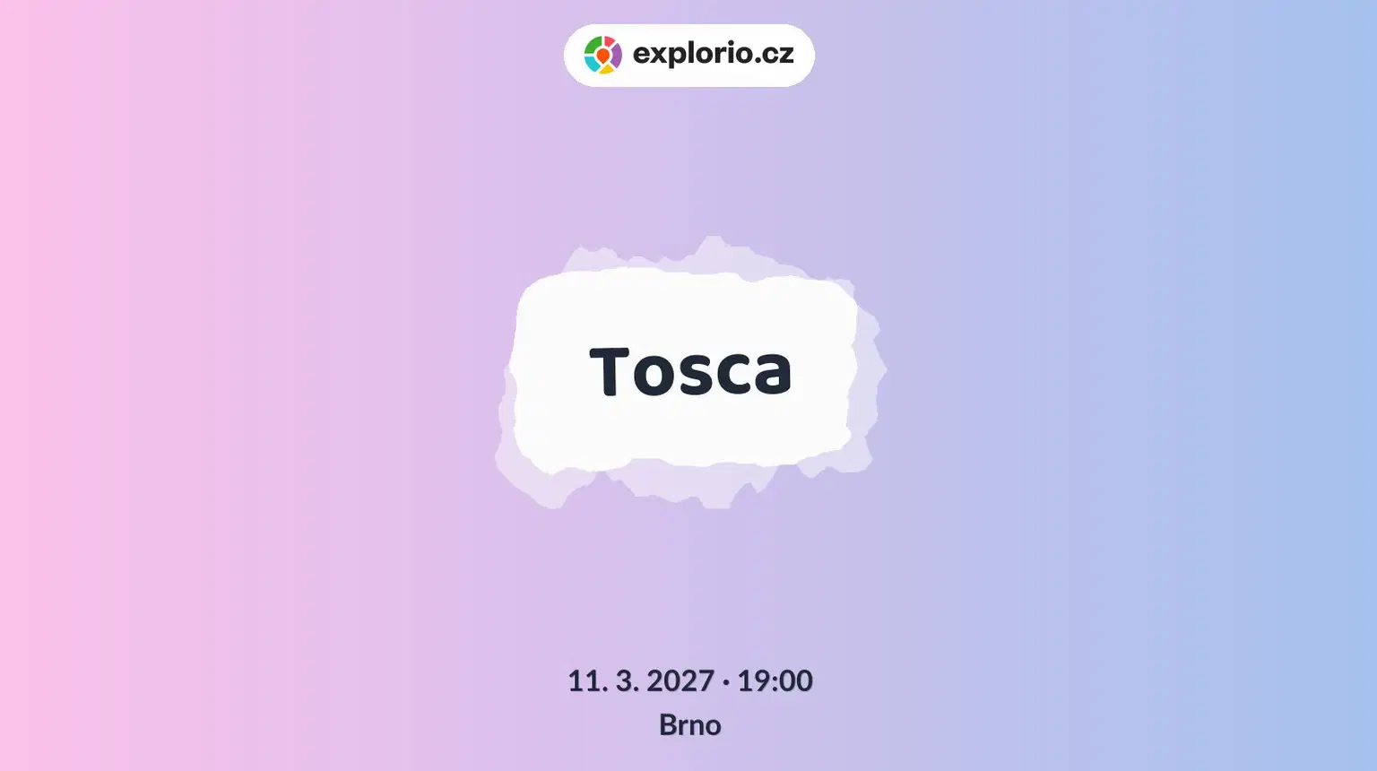 Tosca – divadlo, Hudba a Kino, Brno