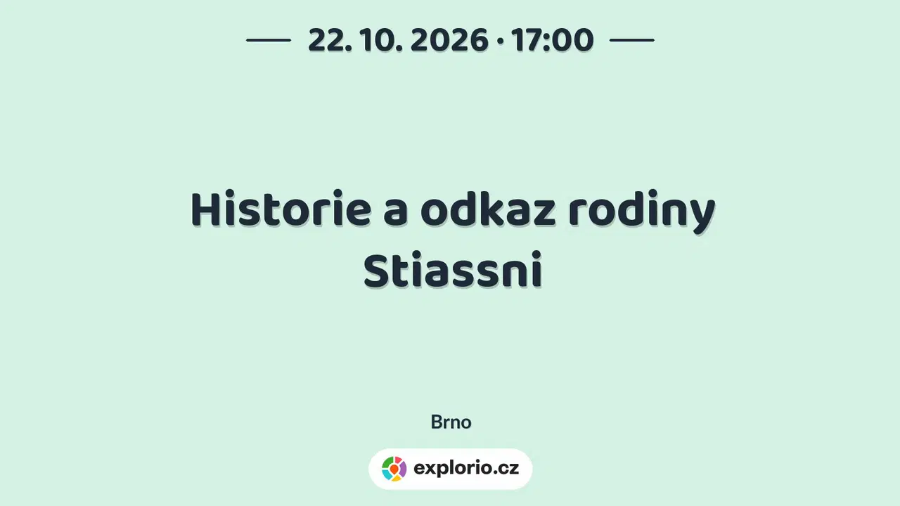 Historie a odkaz rodiny Stiassni – prohlídky a Muzea, Brno