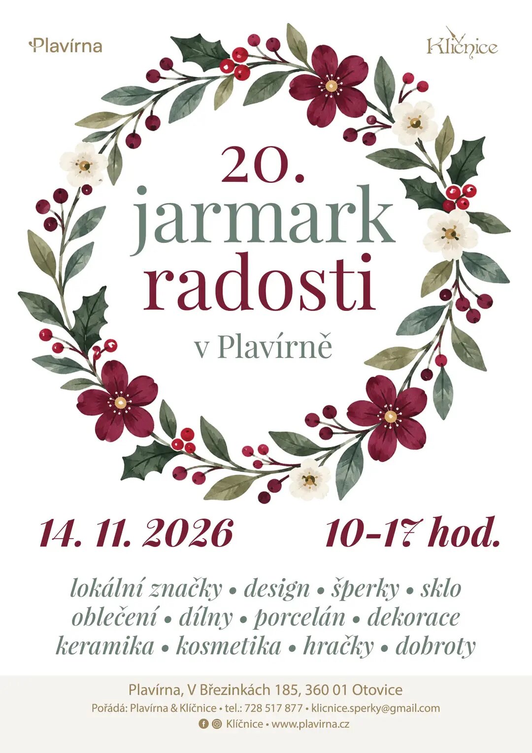 JARMARK RADOSTI ²⁰ ༄ v Plavírně – festivaly a Slavnosti, Karlovy Vary – fotka 2