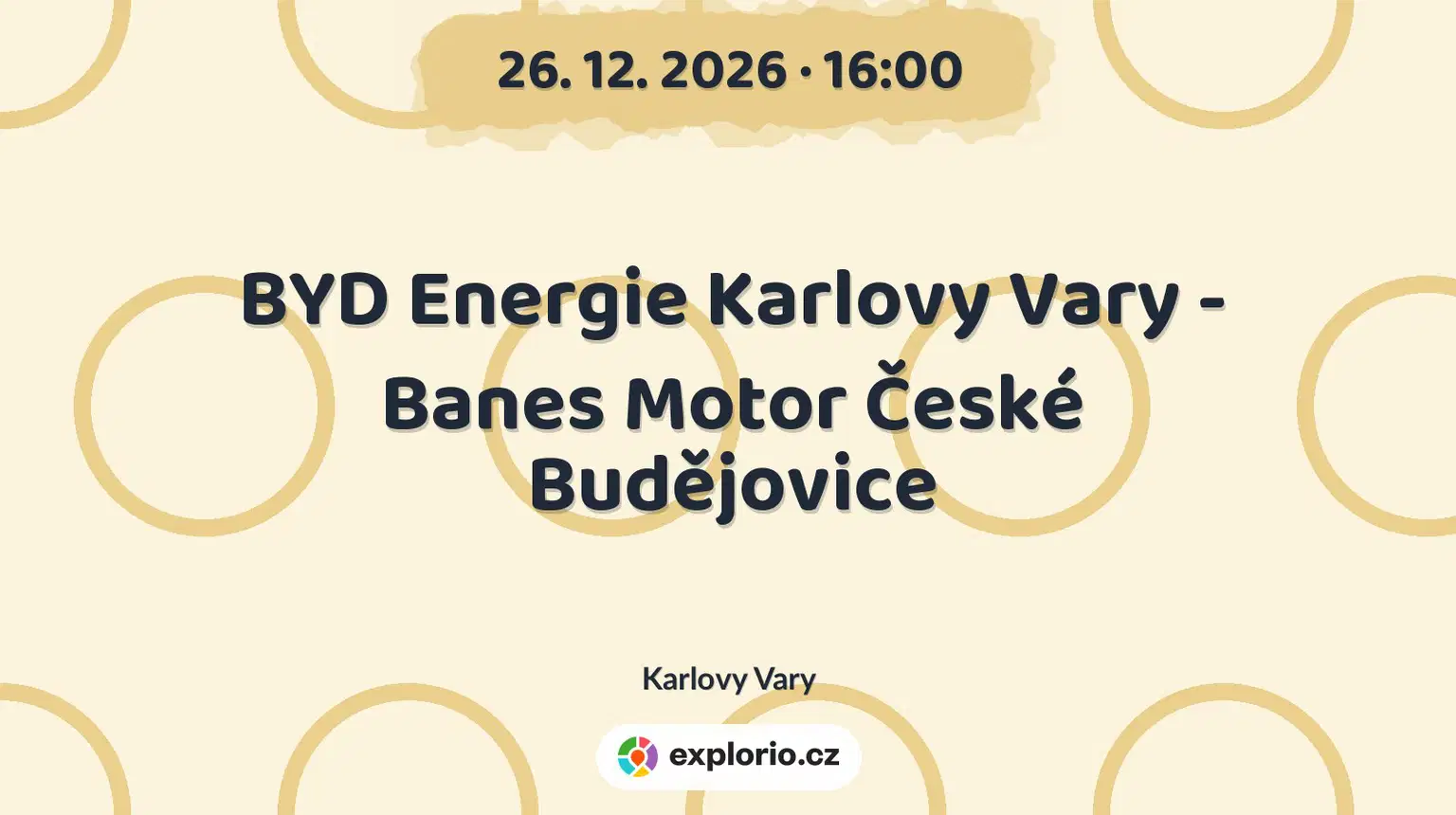 BYD Energie Karlovy Vary - Banes Motor České Budějovice – sport a Pohyb, Karlovy Vary