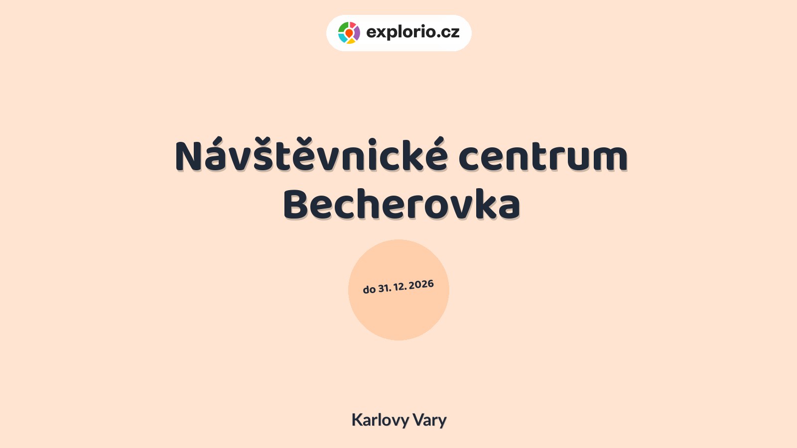 Návštěvnické centrum Becherovka – prohlídky a Muzea, Karlovy Vary