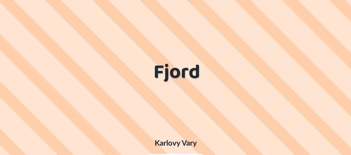 Fjord – divadlo, Hudba a Kino, Karlovy Vary