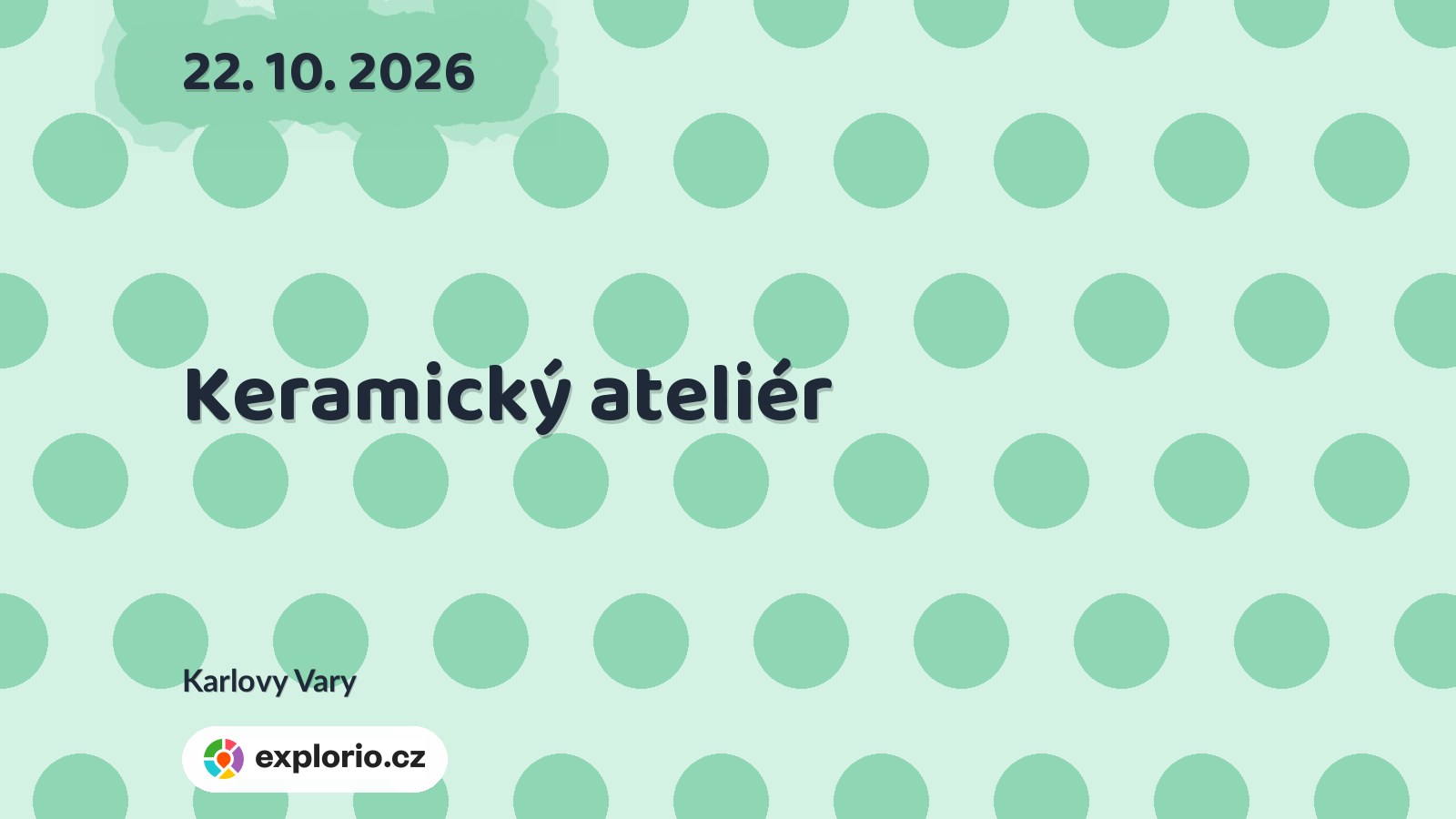 Keramický ateliér – tvořivé dílny a Workshopy, Karlovy Vary