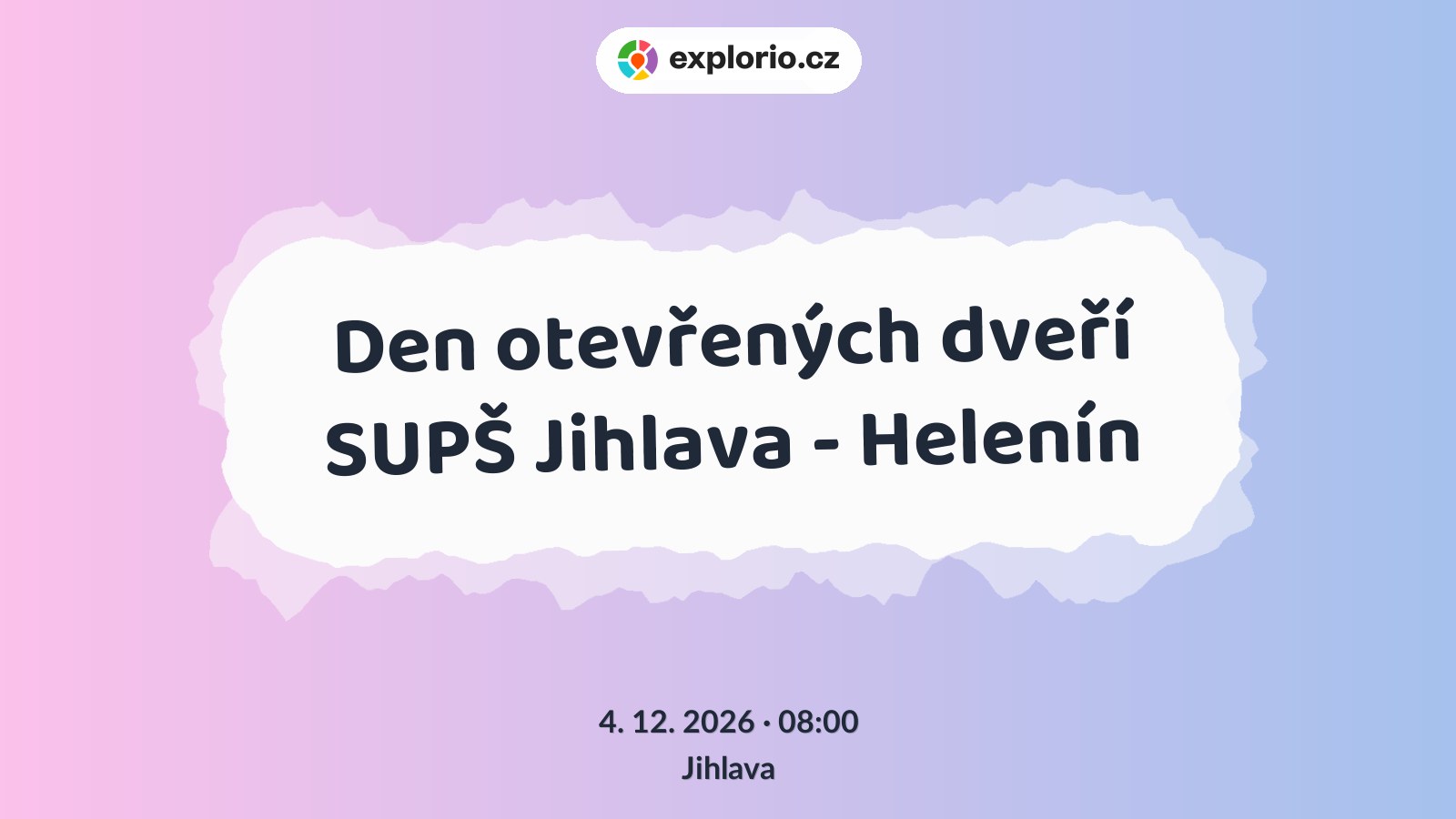 Den otevřených dveří SUPŠ Jihlava - Helenín – prohlídky a Muzea, Jihlava