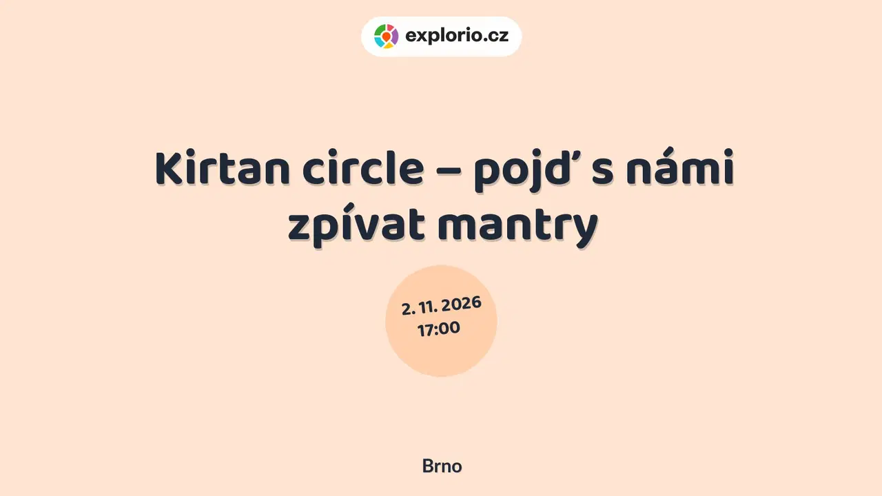 Kirtan circle – pojď s námi zpívat mantry – divadlo, Hudba a Kino, Brno