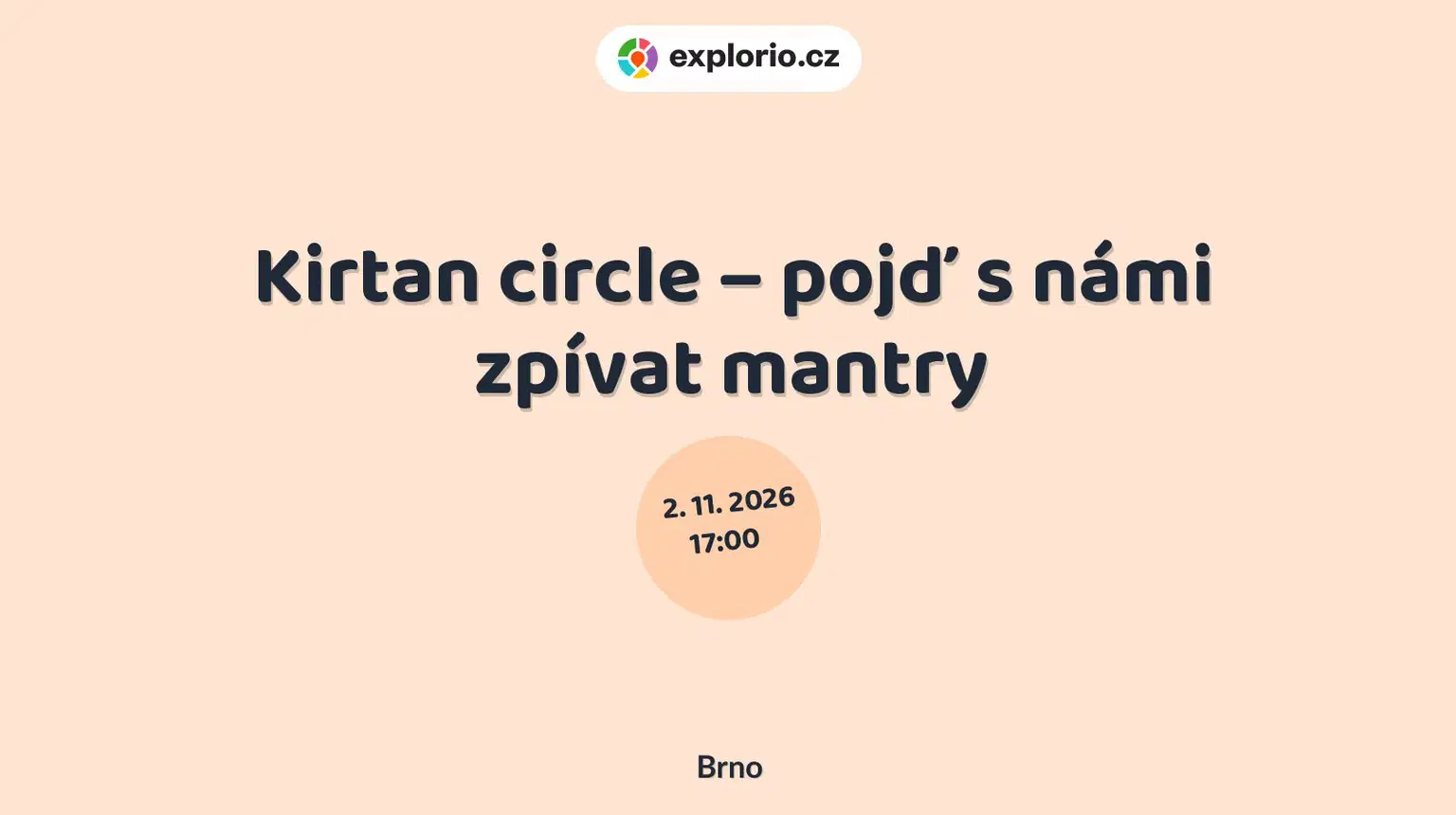 Kirtan circle – pojď s námi zpívat mantry – divadlo, Hudba a Kino, Brno