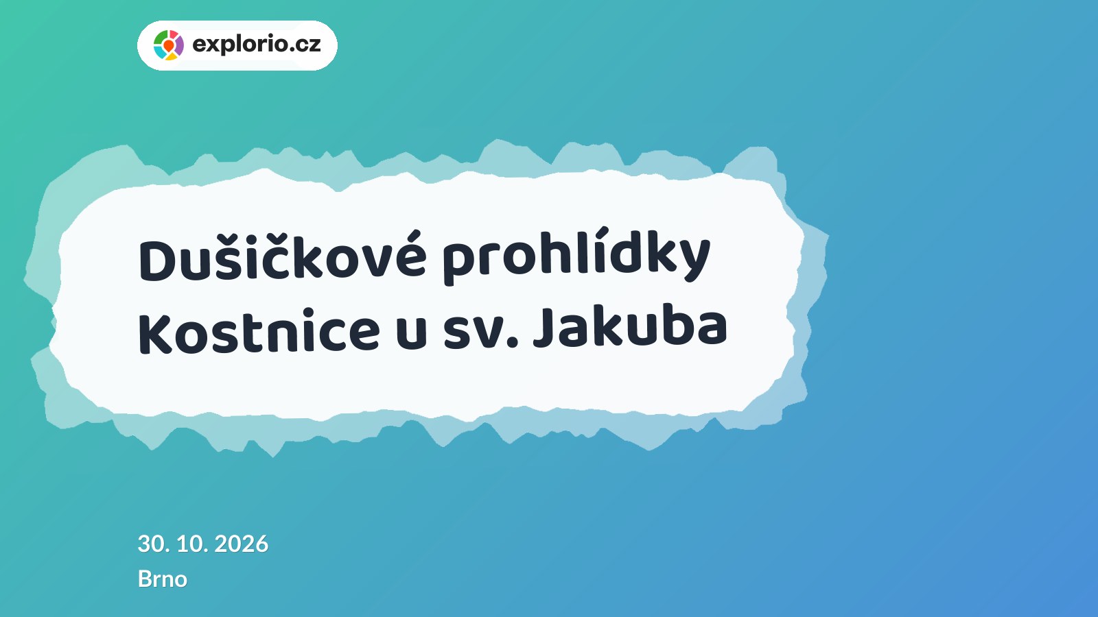 Dušičkové prohlídky Kostnice u sv. Jakuba – prohlídky a Muzea, Brno