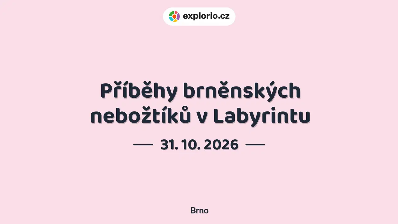 Příběhy brněnských nebožtíků v Labyrintu – prohlídky a Muzea, Brno