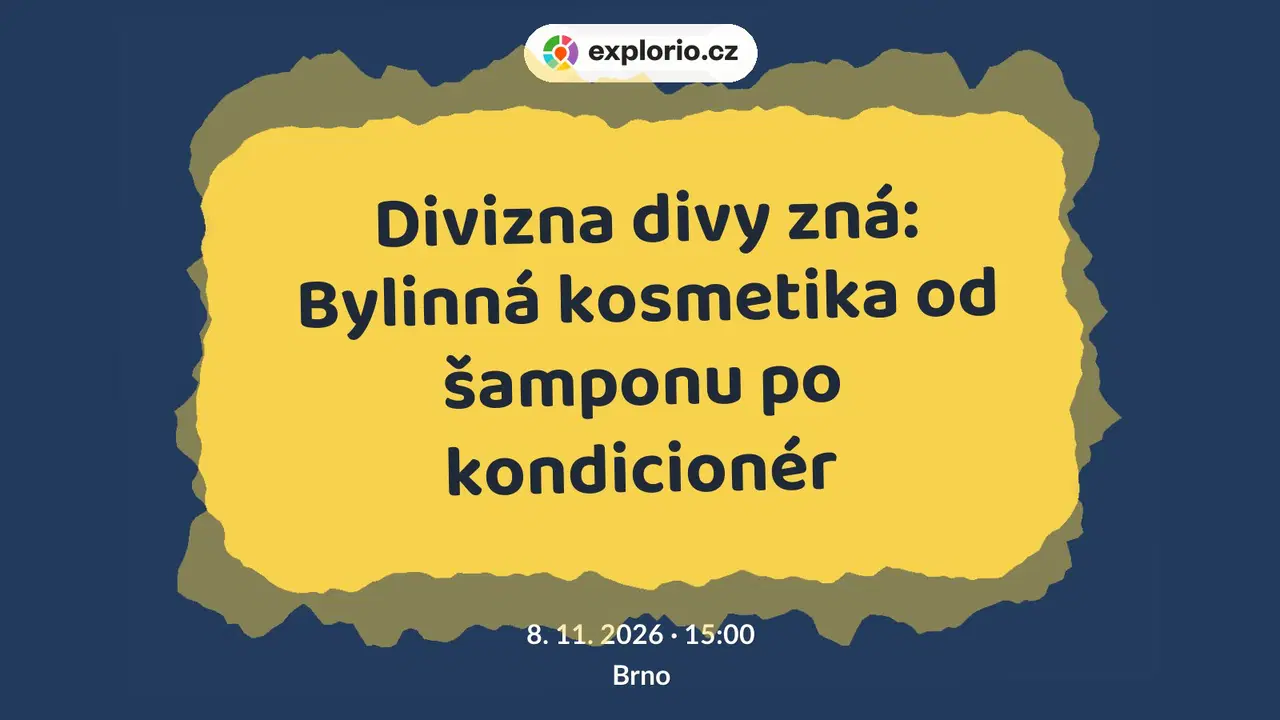 Divizna divy zná: Bylinná kosmetika od šamponu po kondicionér – tvořivé dílny a Workshopy, Brno