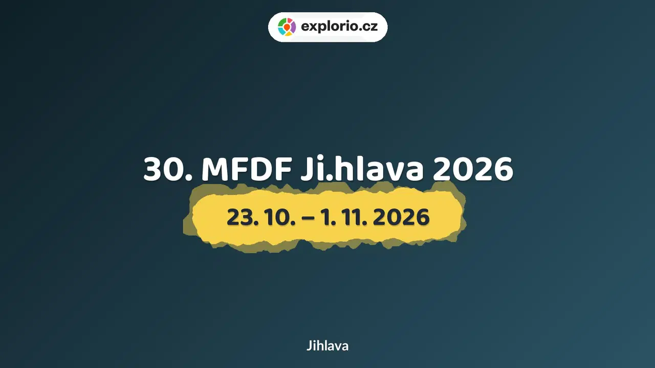 30. MFDF Ji.hlava 2026 – divadlo, Hudba a Kino, Jihlava