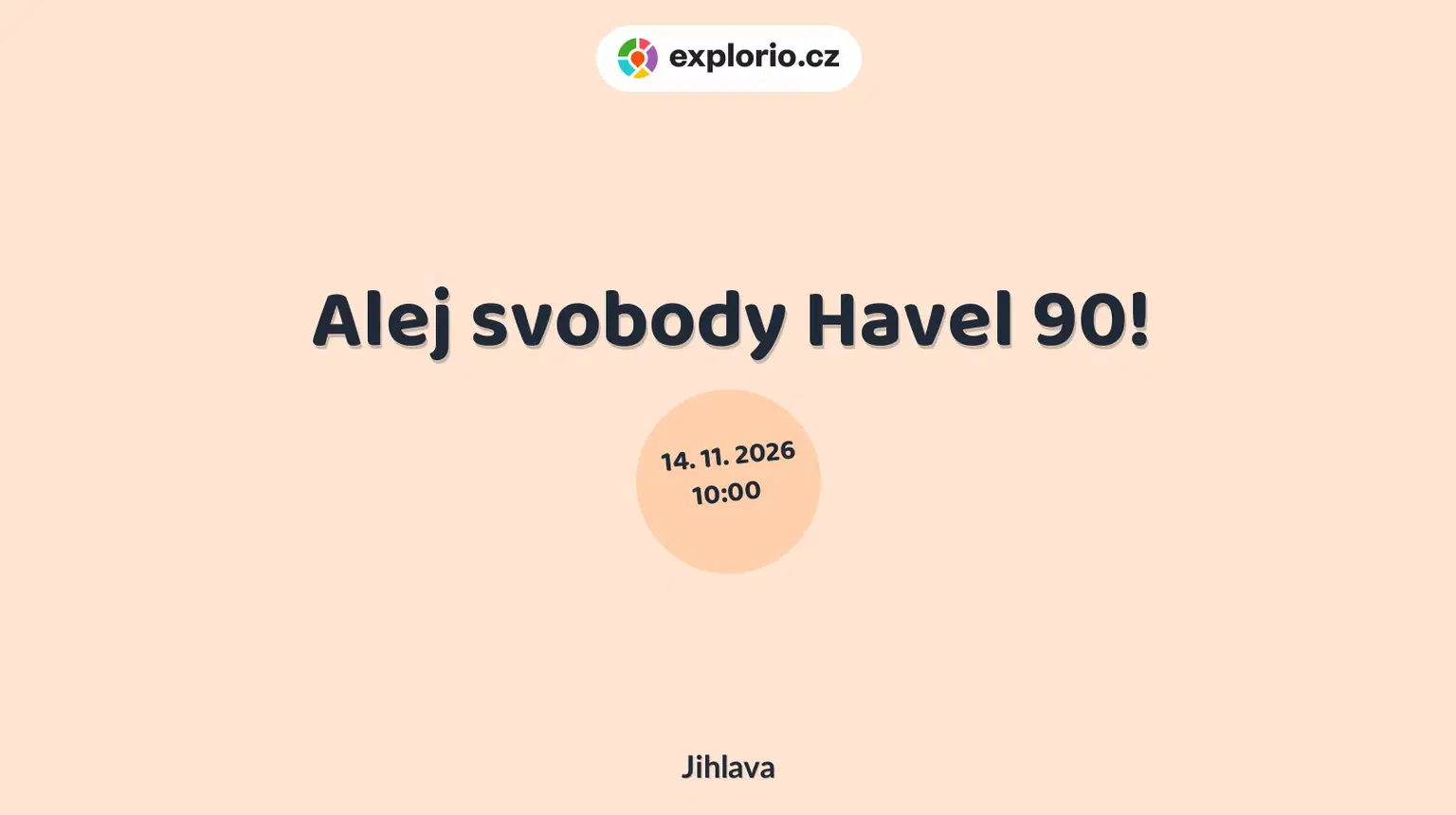 Alej svobody Havel 90! – příroda a Zvířátka, Jihlava