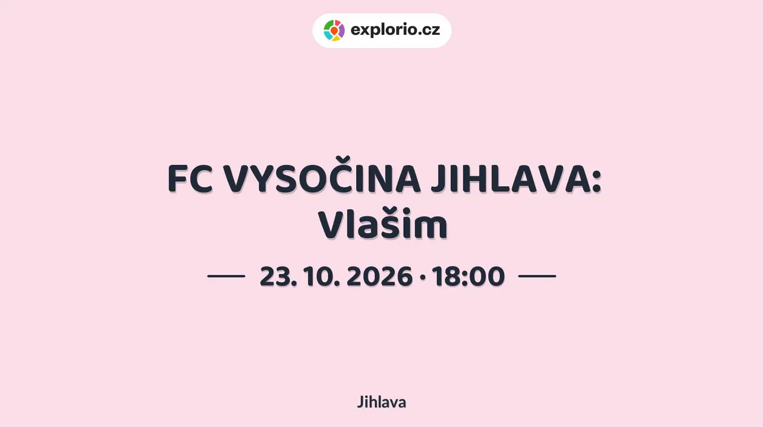 FC VYSOČINA JIHLAVA: Vlašim – sport a Pohyb, Jihlava
