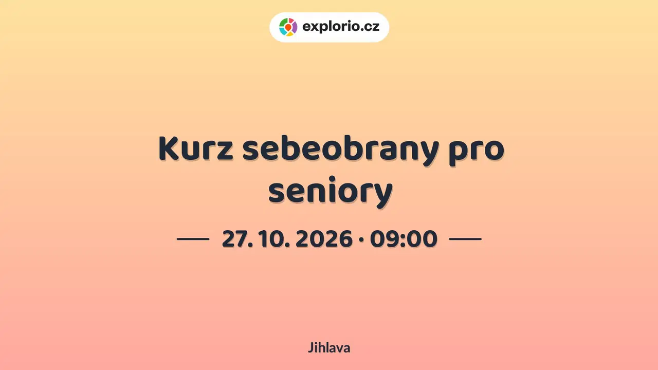 Kurz sebeobrany pro seniory – sport a Pohyb, Jihlava