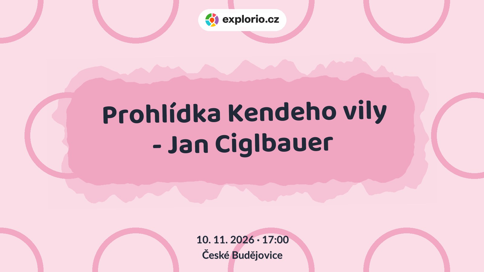 Prohlídka Kendeho vily - Jan Ciglbauer – prohlídky a Muzea, České Budějovice
