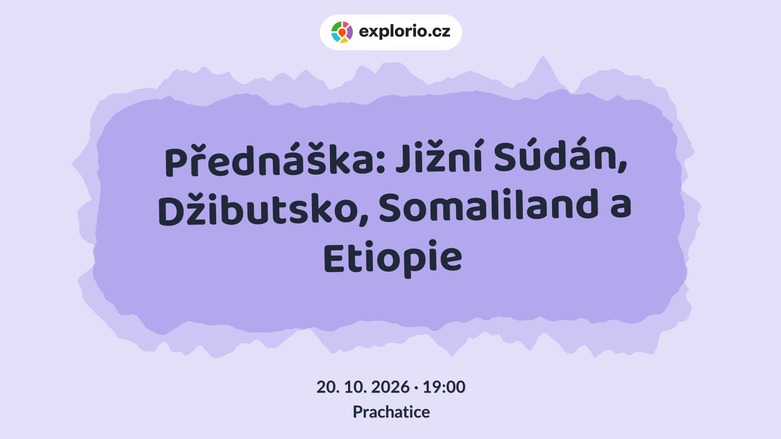 Přednáška: Jižní Súdán, Džibutsko, Somaliland a Etiopie – prohlídky a Muzea, Prachatice