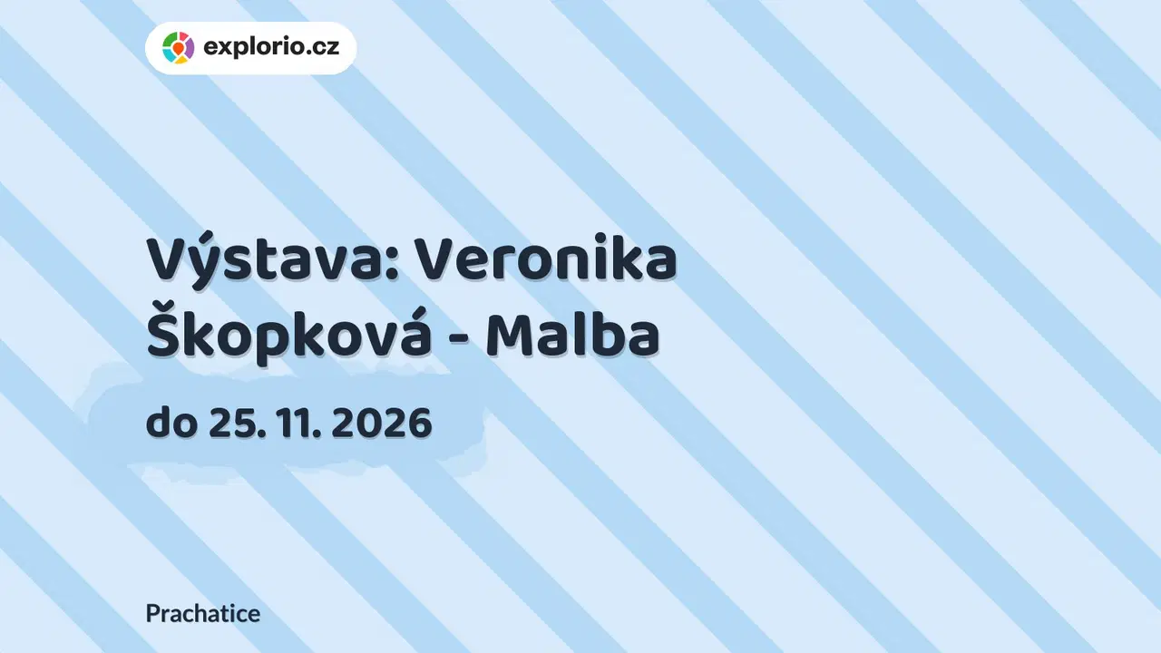 Výstava: Veronika Škopková - Malba – prohlídky a Muzea, Prachatice