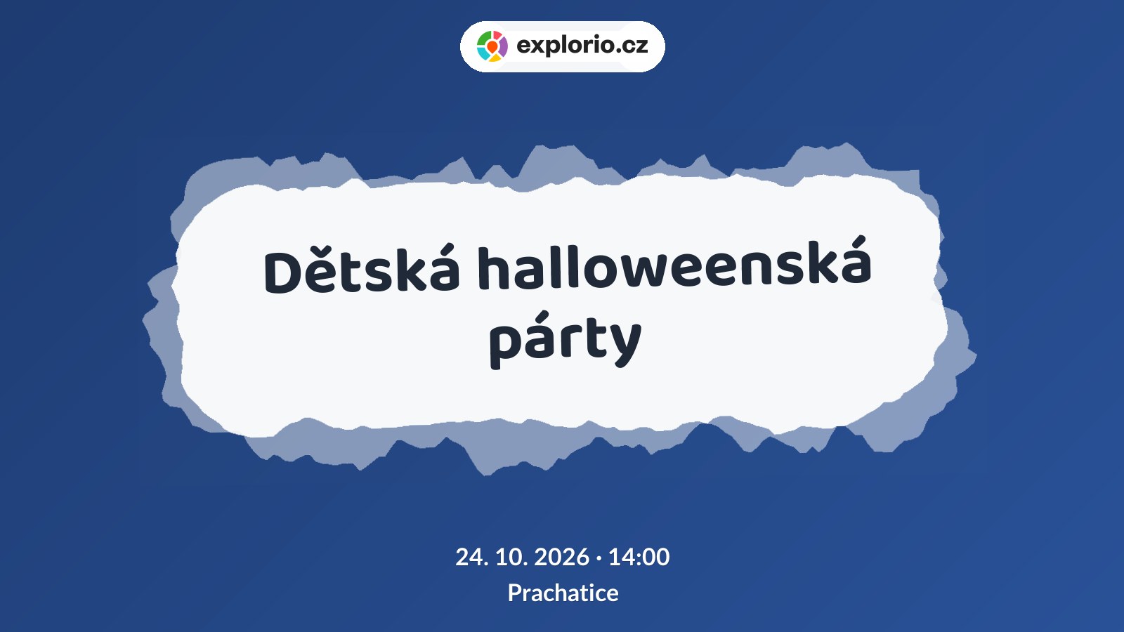 Dětská halloweenská párty – festivaly a Slavnosti, Prachatice