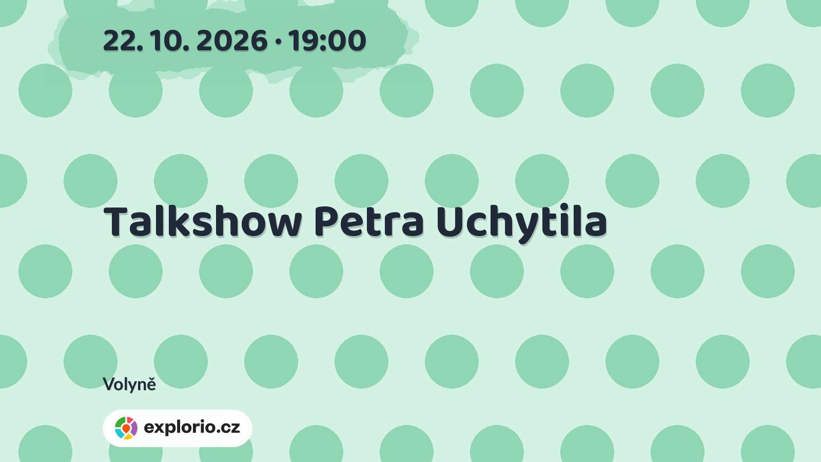 Talkshow Petra Uchytila – divadlo, Hudba a Kino, Volyně