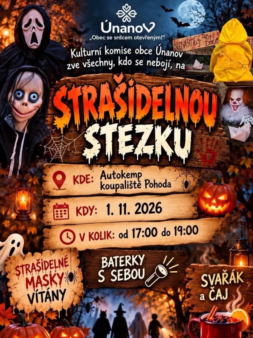Strašidelná stezka v Únanově – festivaly a Slavnosti, Únanov – fotka 2
