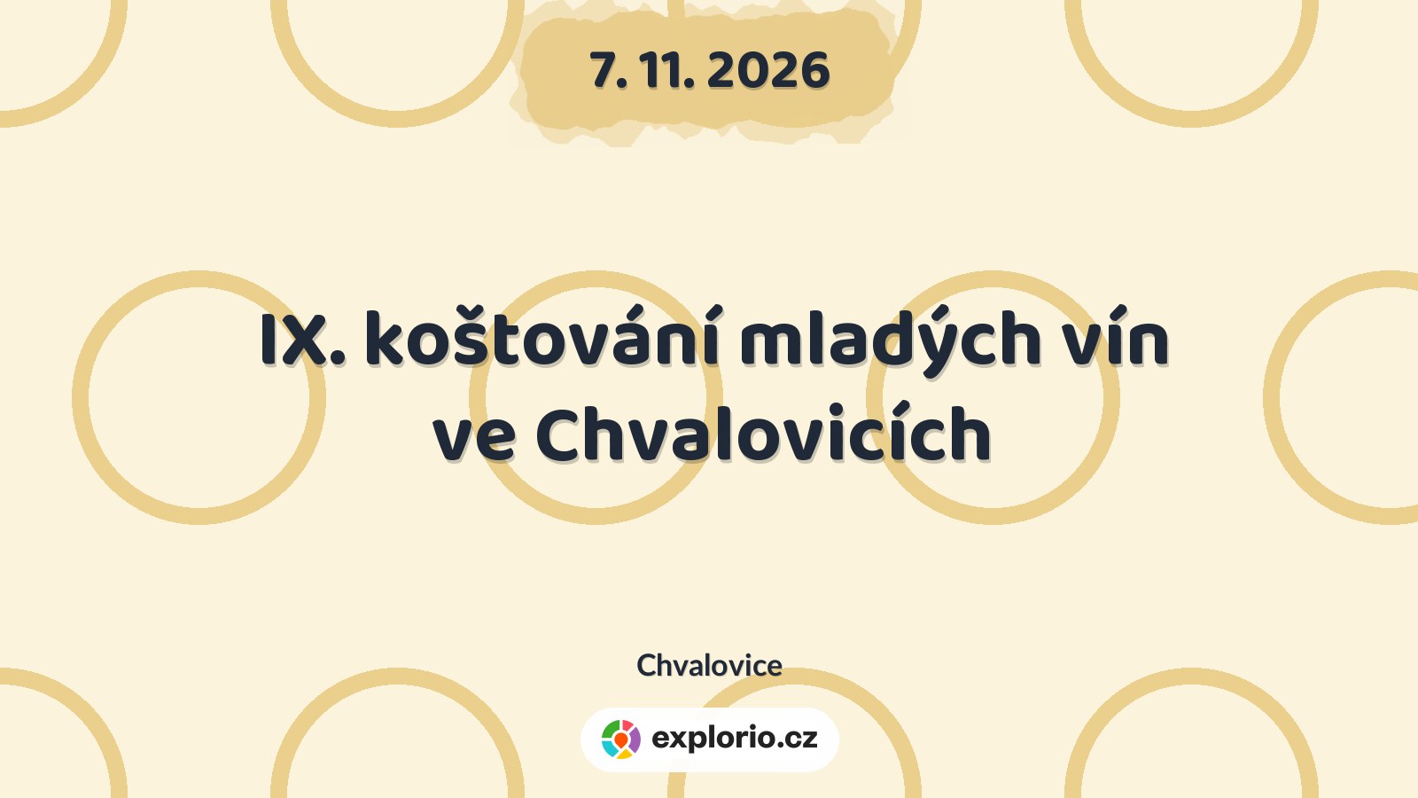 IX. koštování mladých vín ve Chvalovicích – festivaly a Slavnosti, Chvalovice