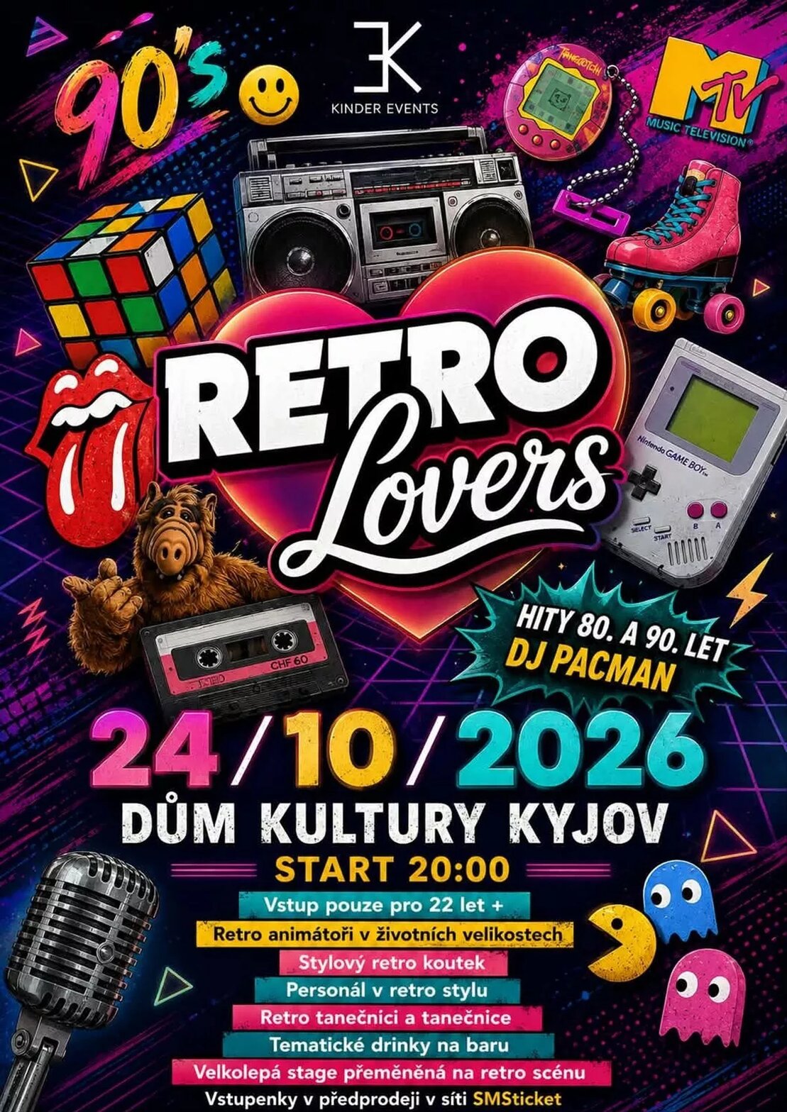 RETRO LOVERS PARTY v Kyjově – divadlo, Hudba a Kino, Kyjov – fotka 2