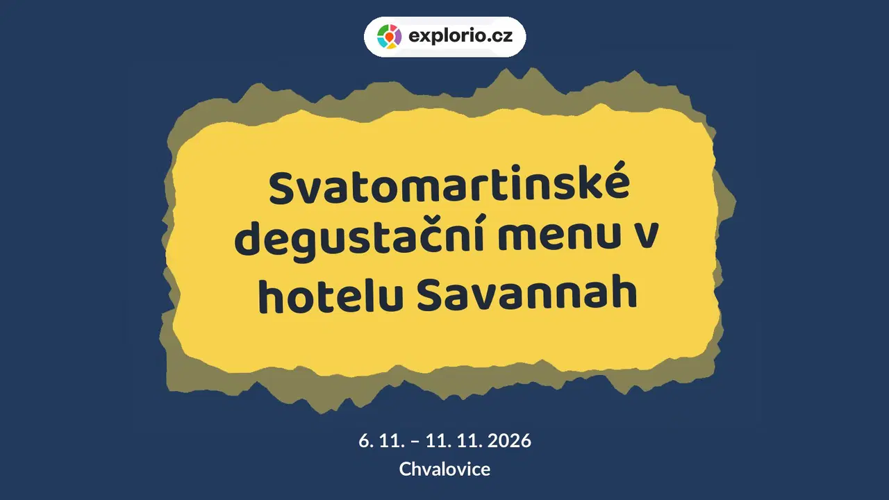 Svatomartinské degustační menu v hotelu Savannah – divadlo, Hudba a Kino, Chvalovice