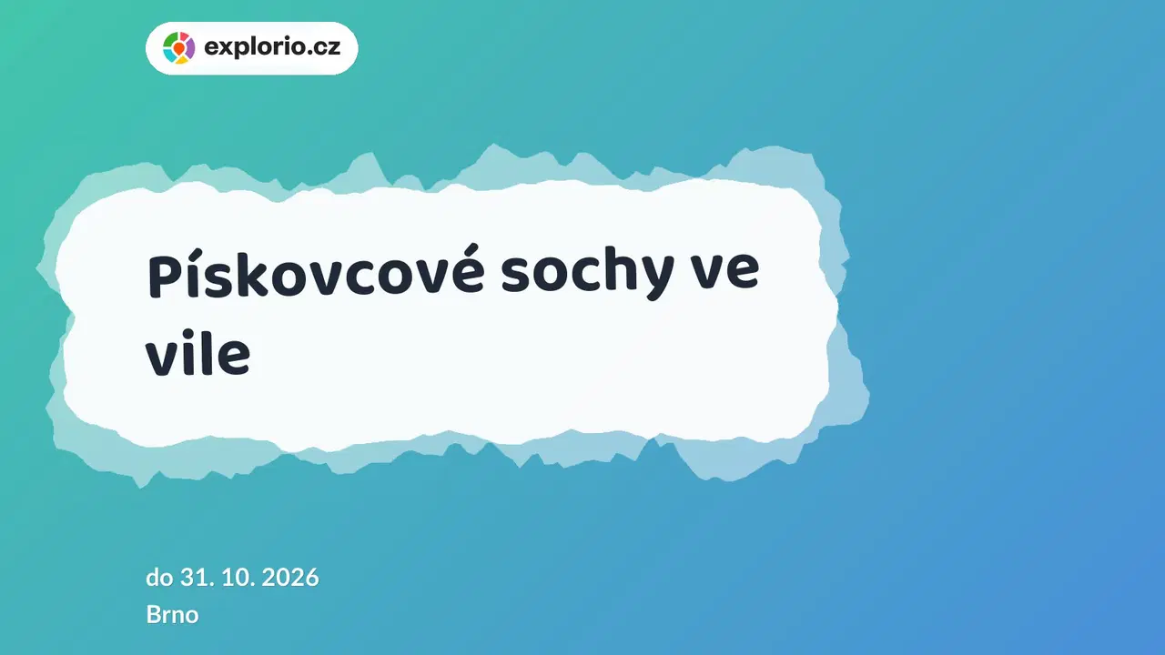 Pískovcové sochy ve vile – prohlídky a Muzea, Brno