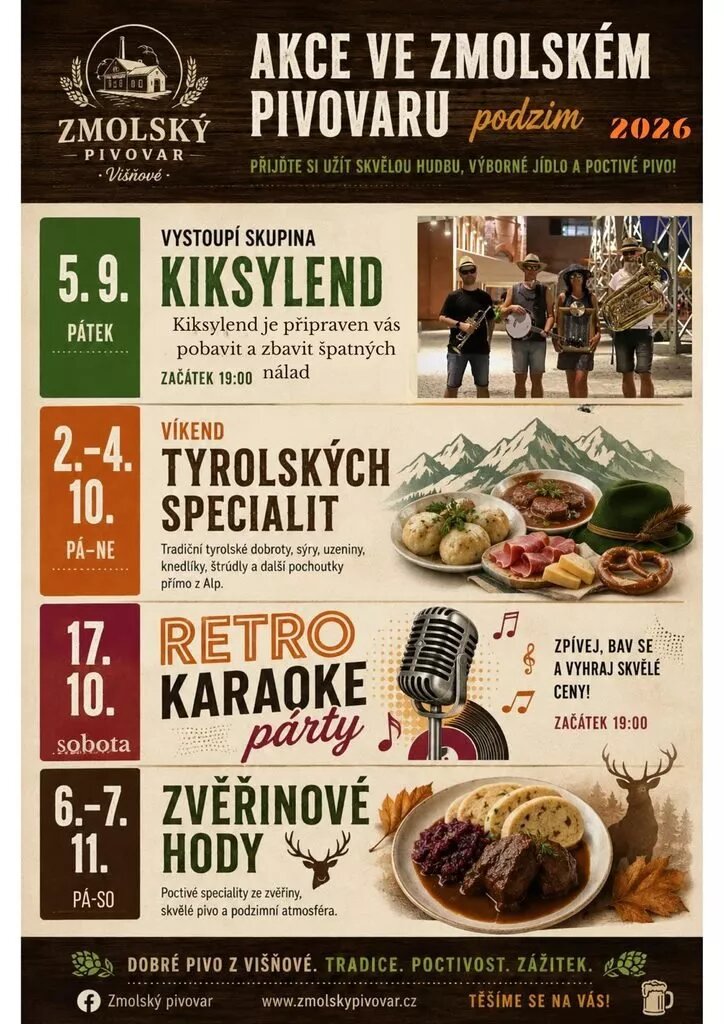Zvěřinové hody ve Zmolském pivovaru – festivaly a Slavnosti, Višňové – fotka 2