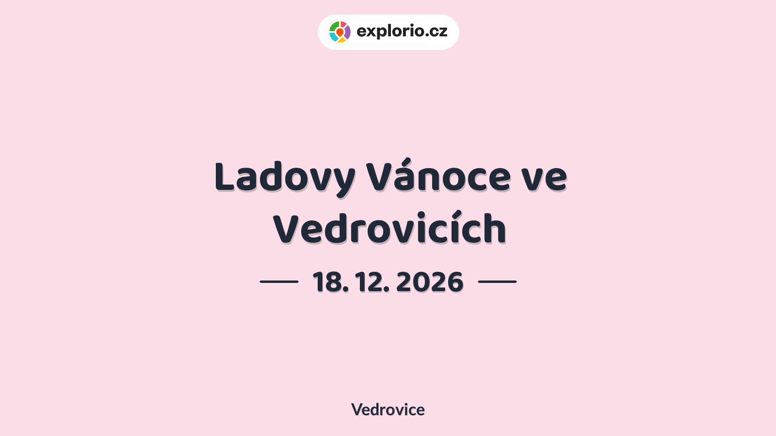 Ladovy Vánoce ve Vedrovicích – festivaly a Slavnosti, Vedrovice