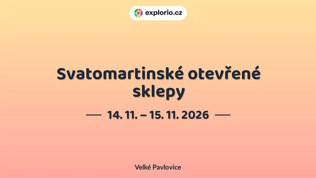 Svatomartinské otevřené sklepy – festivaly a Slavnosti, Velké Pavlovice