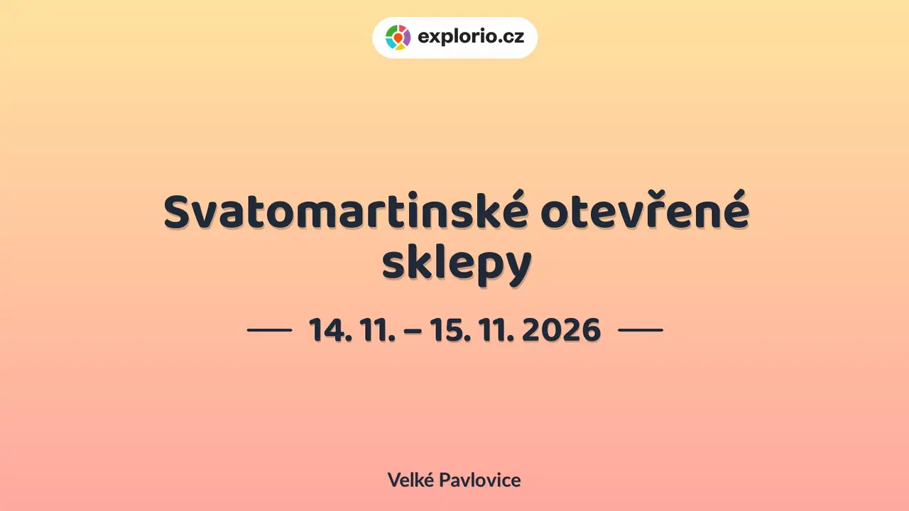 Svatomartinské otevřené sklepy – festivaly a Slavnosti, Velké Pavlovice
