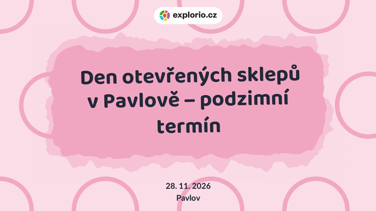 Den otevřených sklepů v Pavlově – podzimní termín – festivaly a Slavnosti, Pavlov