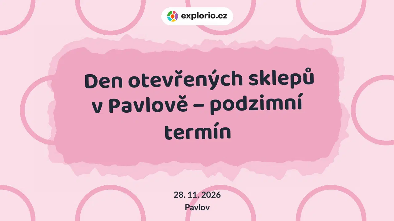 Den otevřených sklepů v Pavlově – podzimní termín – festivaly a Slavnosti, Pavlov