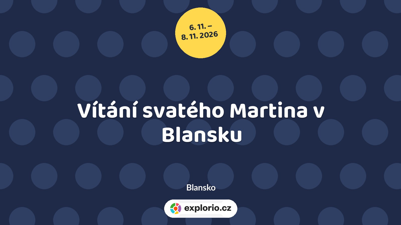 Vítání svatého Martina v Blansku – festivaly a Slavnosti, Blansko