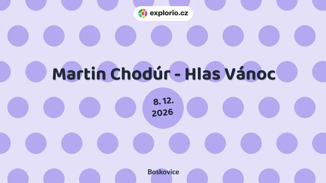 Martin Chodúr - Hlas Vánoc – divadlo, Hudba a Kino, Boskovice