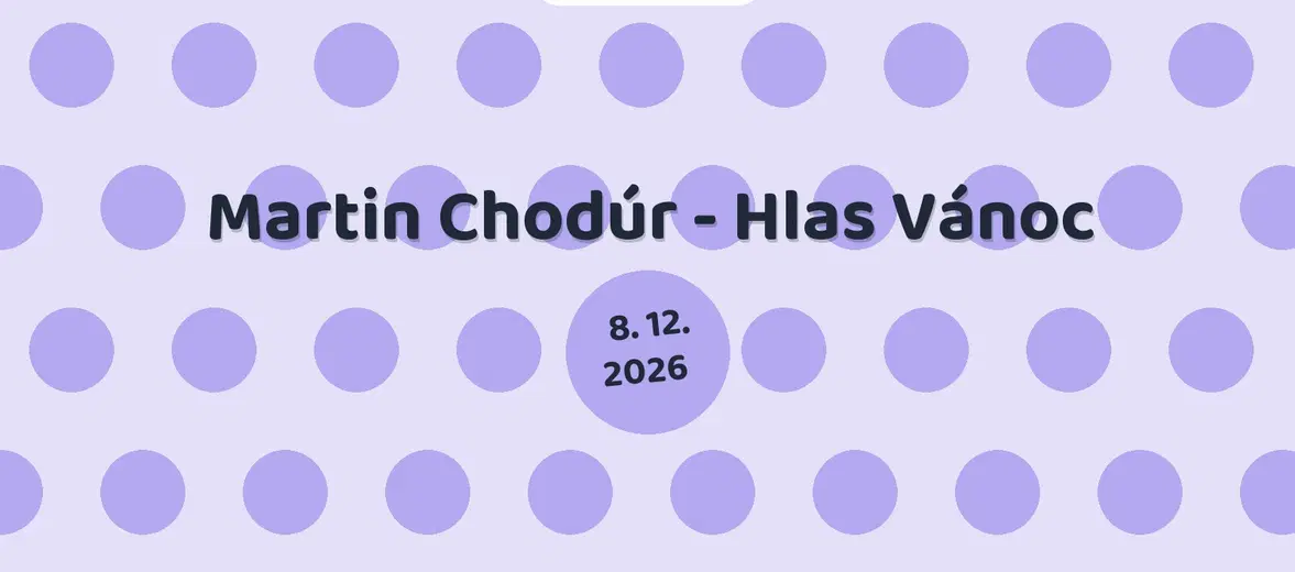 Martin Chodúr - Hlas Vánoc – divadlo, Hudba a Kino, Boskovice