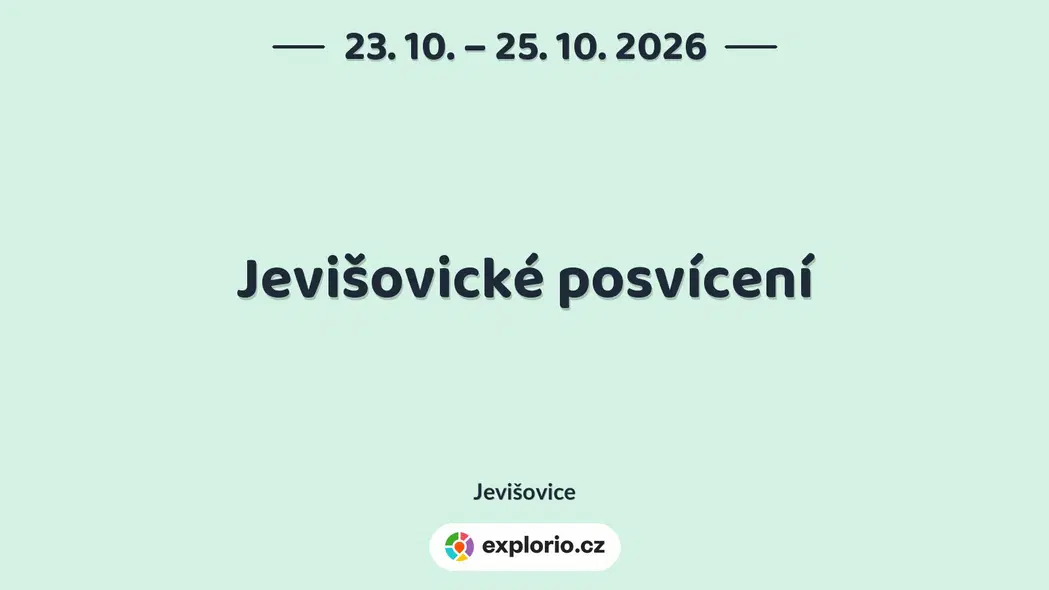 Jevišovické posvícení – festivaly a Slavnosti, Jevišovice