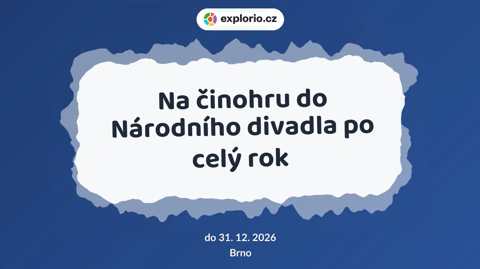 Na činohru do Národního divadla po celý rok – divadlo, Hudba a Kino, Brno