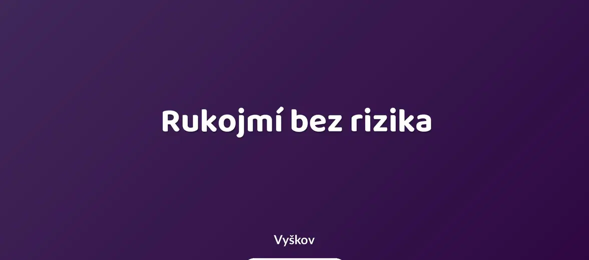 Rukojmí bez rizika – divadlo, Hudba a Kino, Vyškov