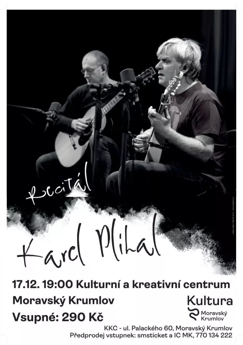 Recitál Karel Plíhal – divadlo, Hudba a Kino, Moravský Krumlov – fotka 2