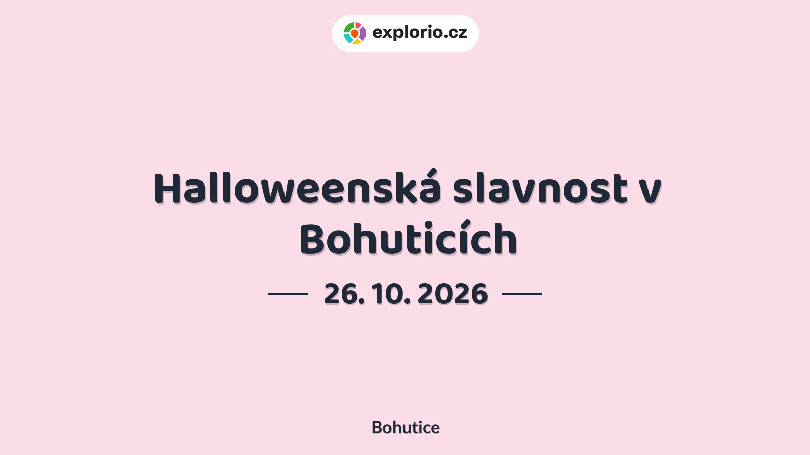Halloweenská slavnost v Bohuticích – festivaly a Slavnosti, Bohutice