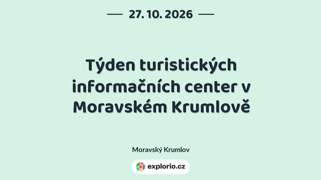 Týden turistických informačních center v Moravském Krumlově – prohlídky a Muzea, Moravský Krumlov