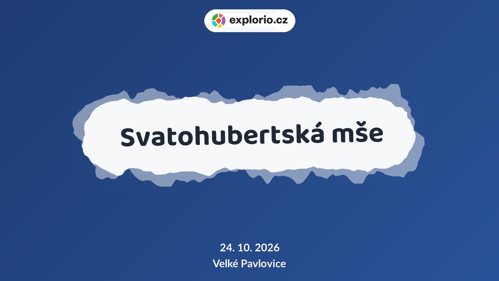 Svatohubertská mše – divadlo, Hudba a Kino, Velké Pavlovice