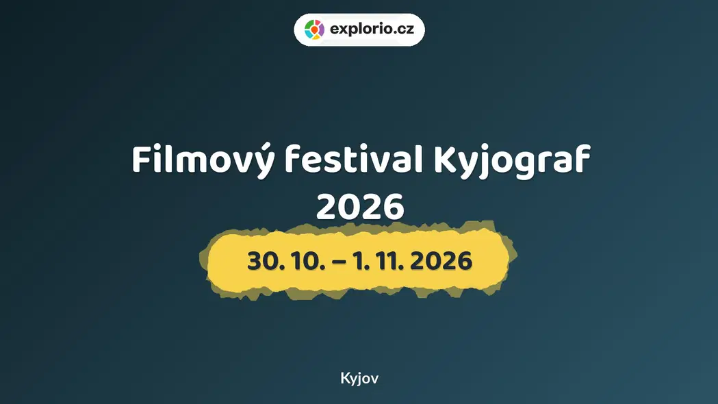 Filmový festival Kyjograf 2026 – divadlo, Hudba a Kino, Kyjov