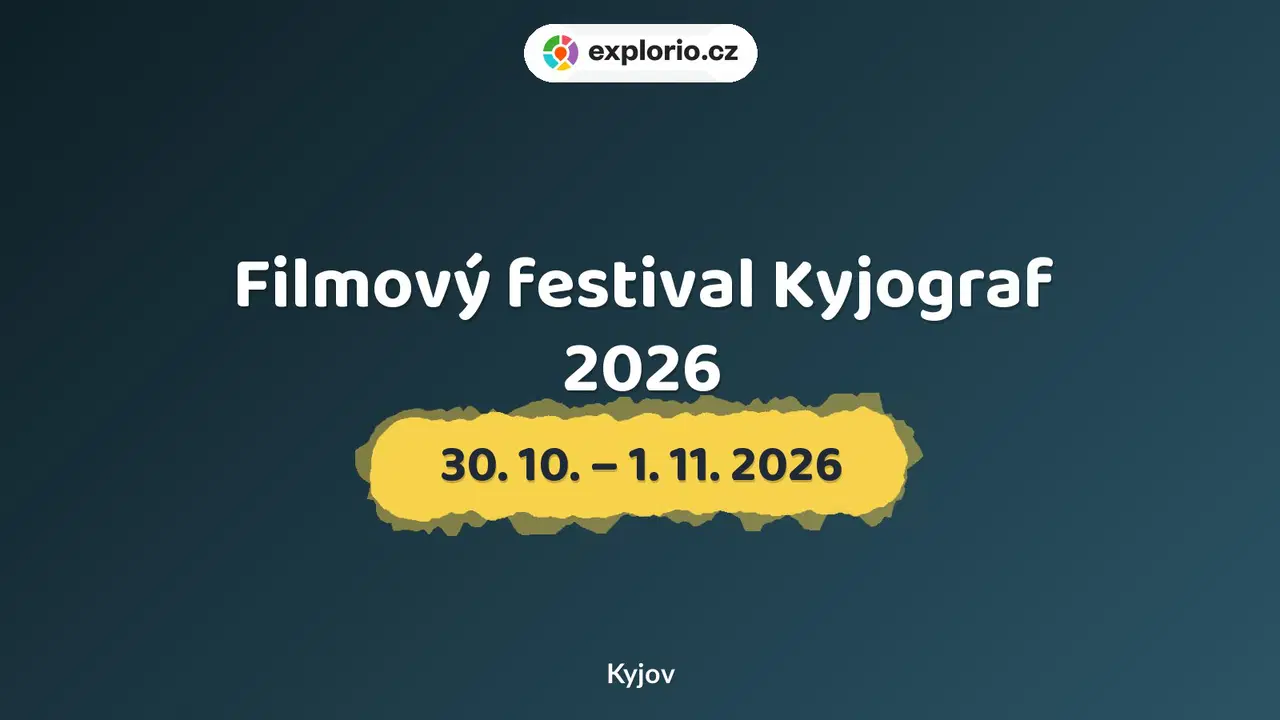 Filmový festival Kyjograf 2026 – divadlo, Hudba a Kino, Kyjov