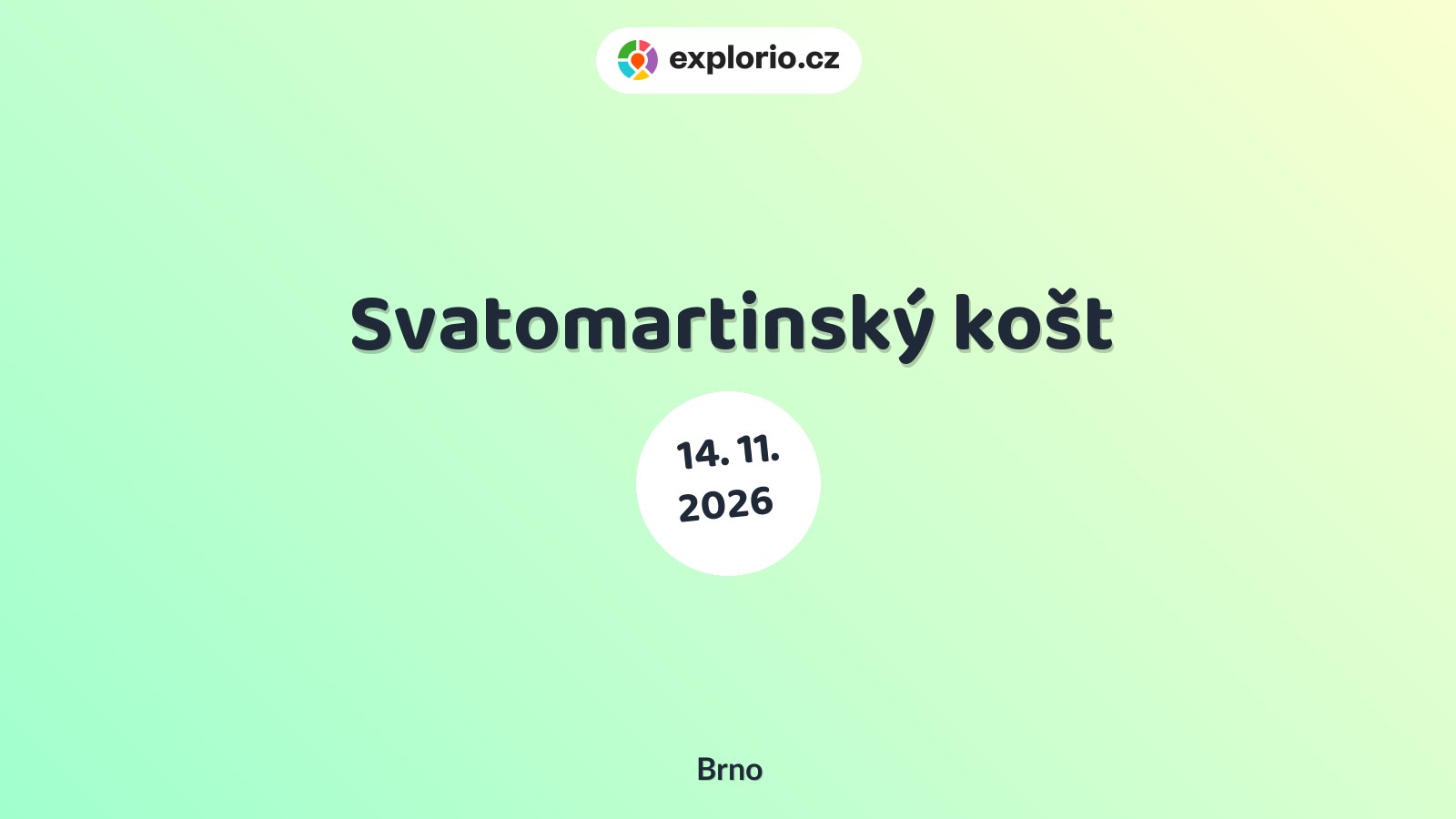 Svatomartinský košt – festivaly a Slavnosti, Brno
