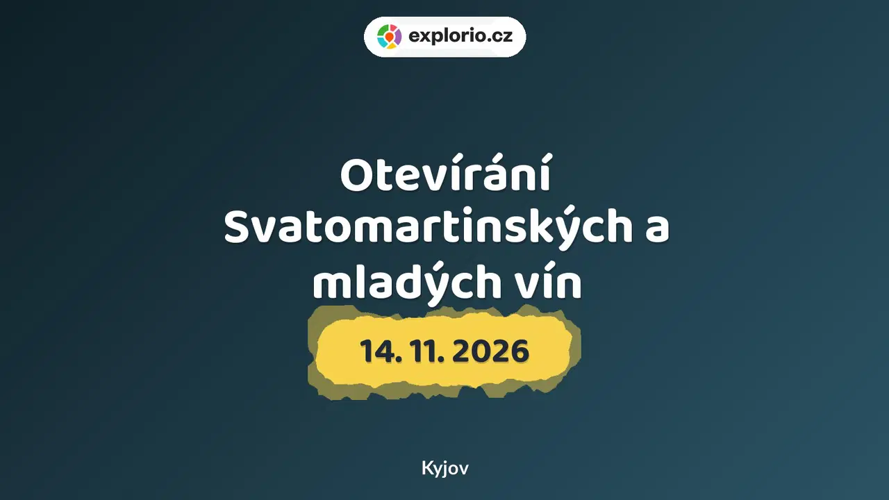 Otevírání Svatomartinských a mladých vín – festivaly a Slavnosti, Kyjov