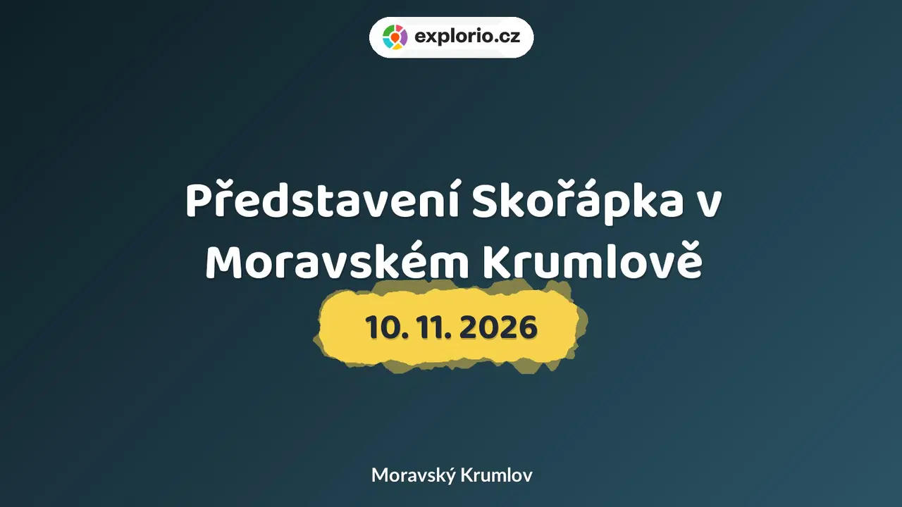 Představení Skořápka v Moravském Krumlově – divadlo, Hudba a Kino, Moravský Krumlov
